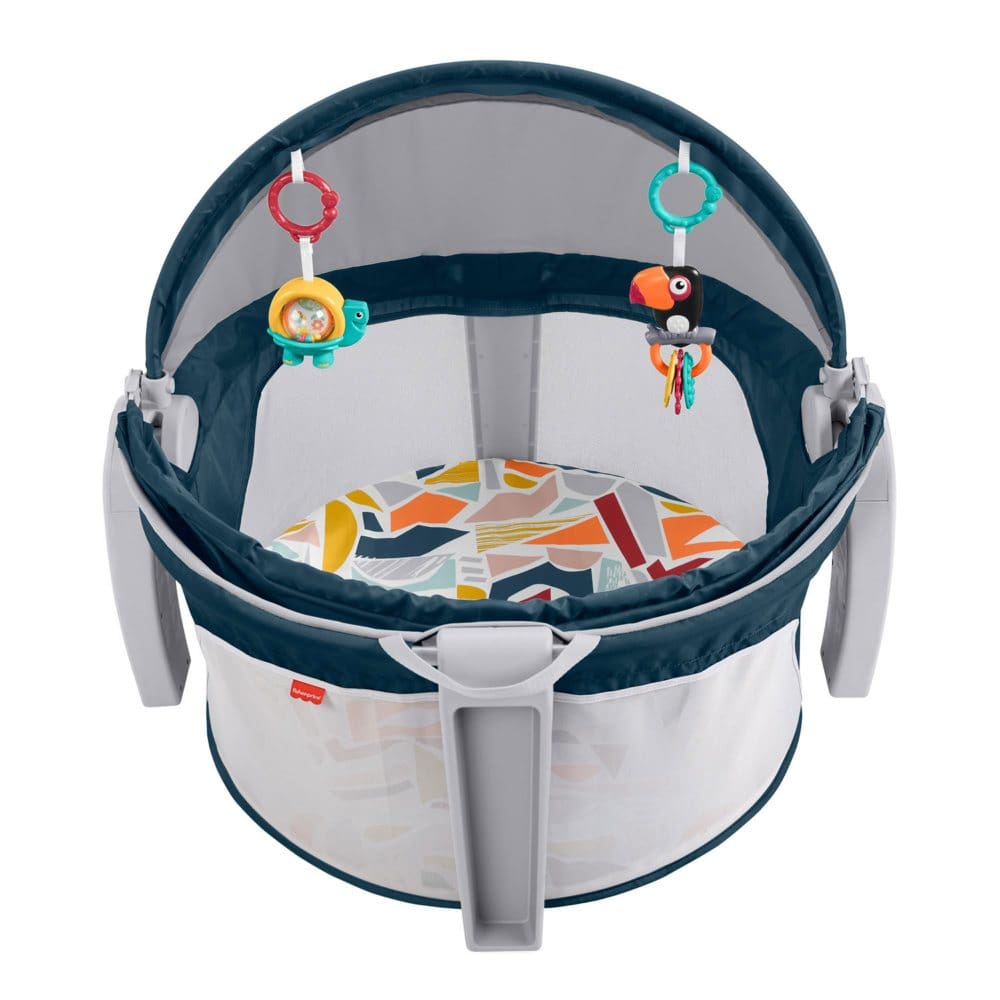 Fisher-Price On-the-Go Baby Dome with 2 Colorful Toys Unisex - Baby Activities & Toys - Fisher-Price