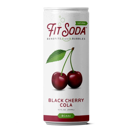 FIT SODA: Black Cherry Cola Soda 12 fo (Pack of 6) - Grocery > Beverages > Sodas - FIT SODA
