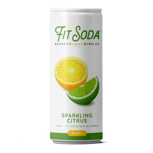 FIT SODA: Sparkling Citrus Soda 12 fo (Pack of 6) - Grocery > Beverages > Sodas - FIT SODA