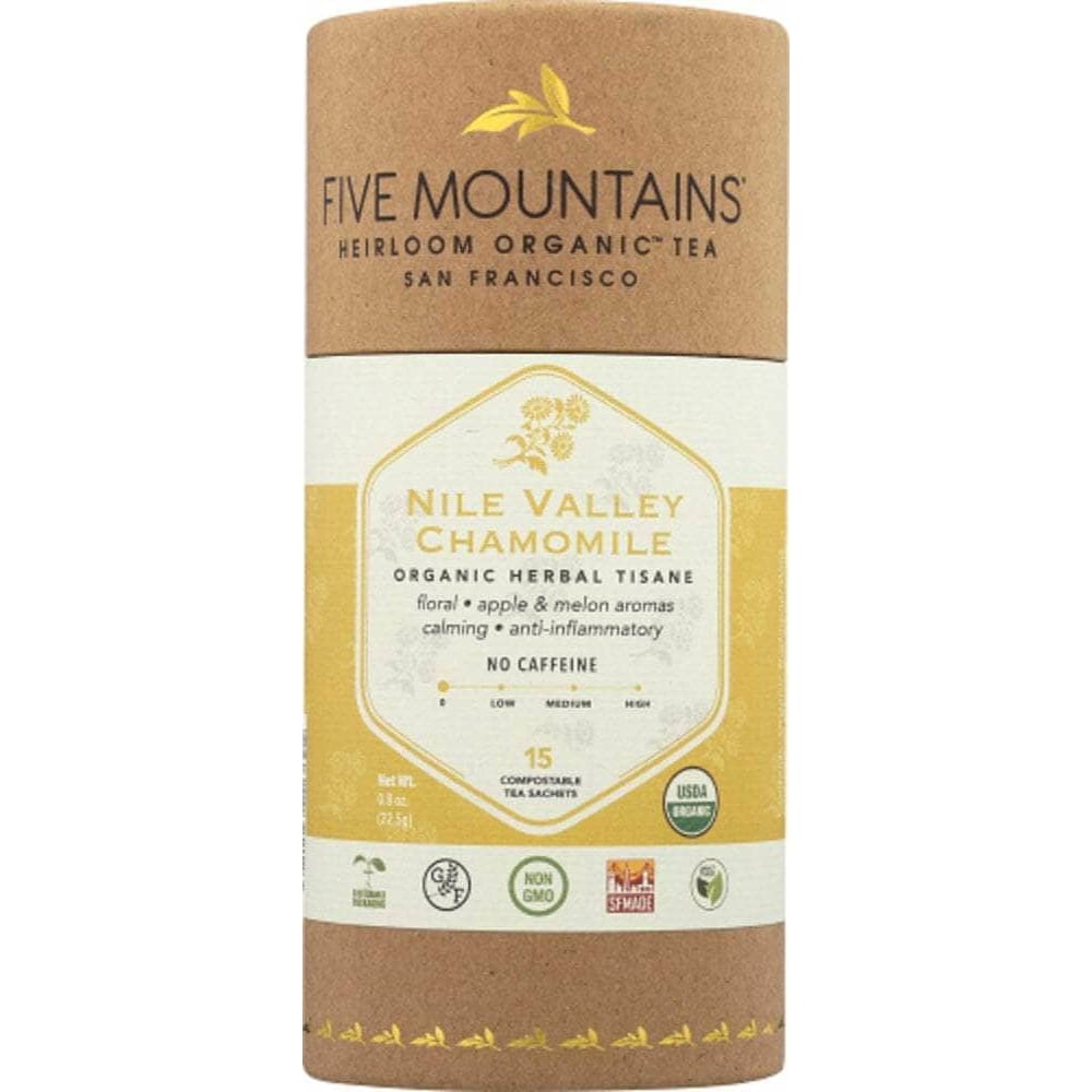Five Mountains Grocery > Beverages > Coffee, Tea & Hot Cocoa FIVE MOUNTAINS: Nile Valley Chamomile Tea, 15 bg