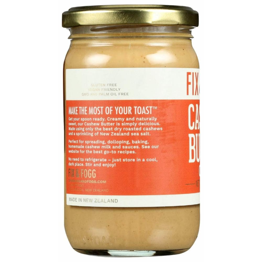 FIX & FOGG Fix & Fogg Cashew Butter, 10 Oz