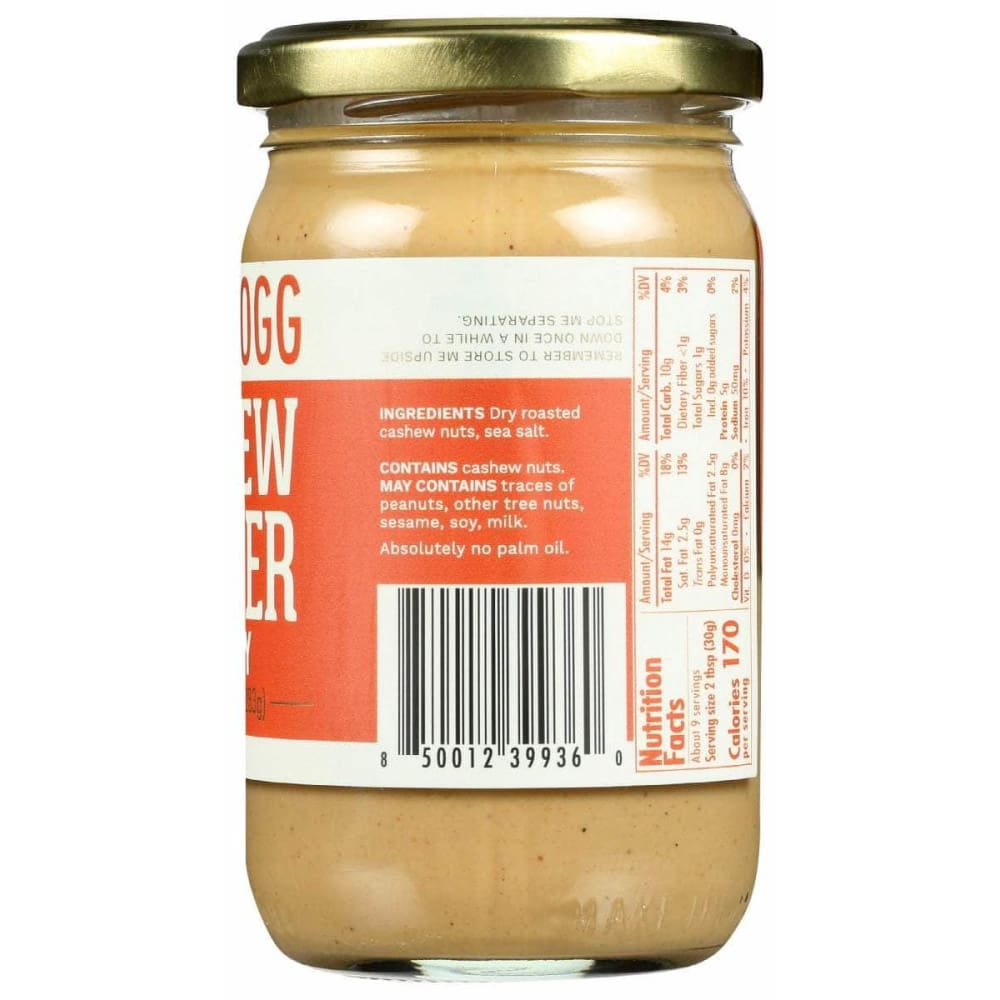 FIX & FOGG Fix & Fogg Cashew Butter, 10 Oz