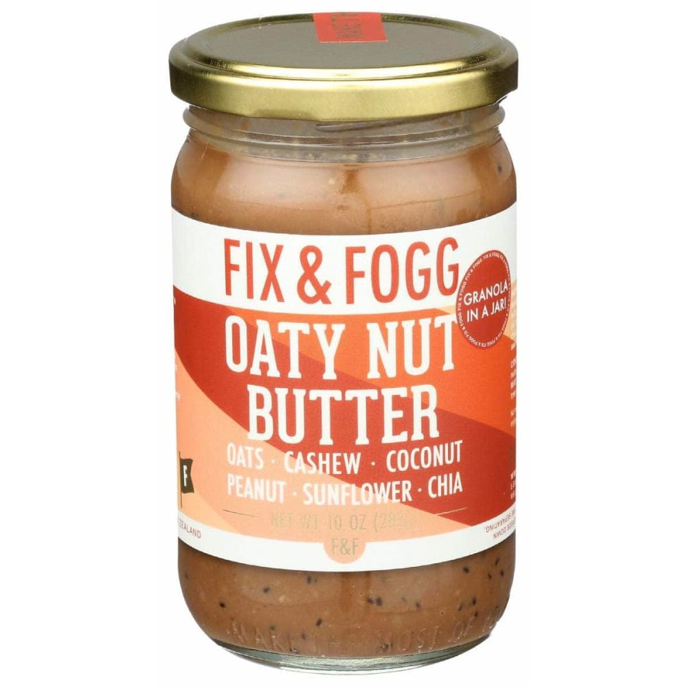 FIX & FOGG Grocery > Dairy, Dairy Substitutes and Eggs > Butters > Peanut Butter FIX & FOGG Oaty Nut Butter, 10 oz