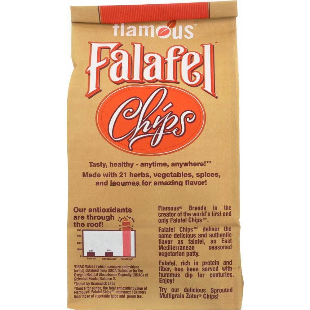 Flamous Brands Flamous Chip Falafel Spicy Organic, 8 oz