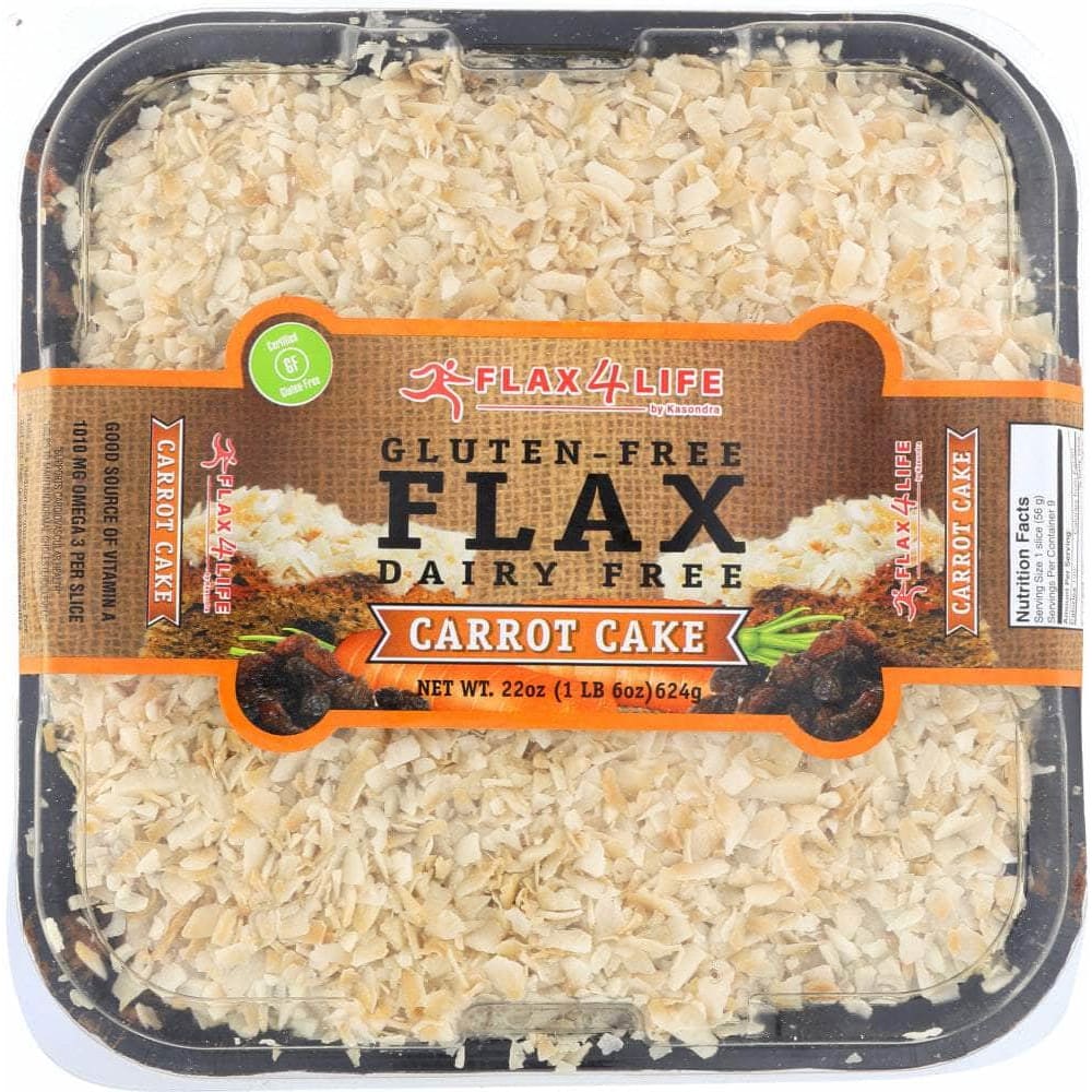 Flax4Life Flax4Life Carrot Cake 8x8, 22 oz
