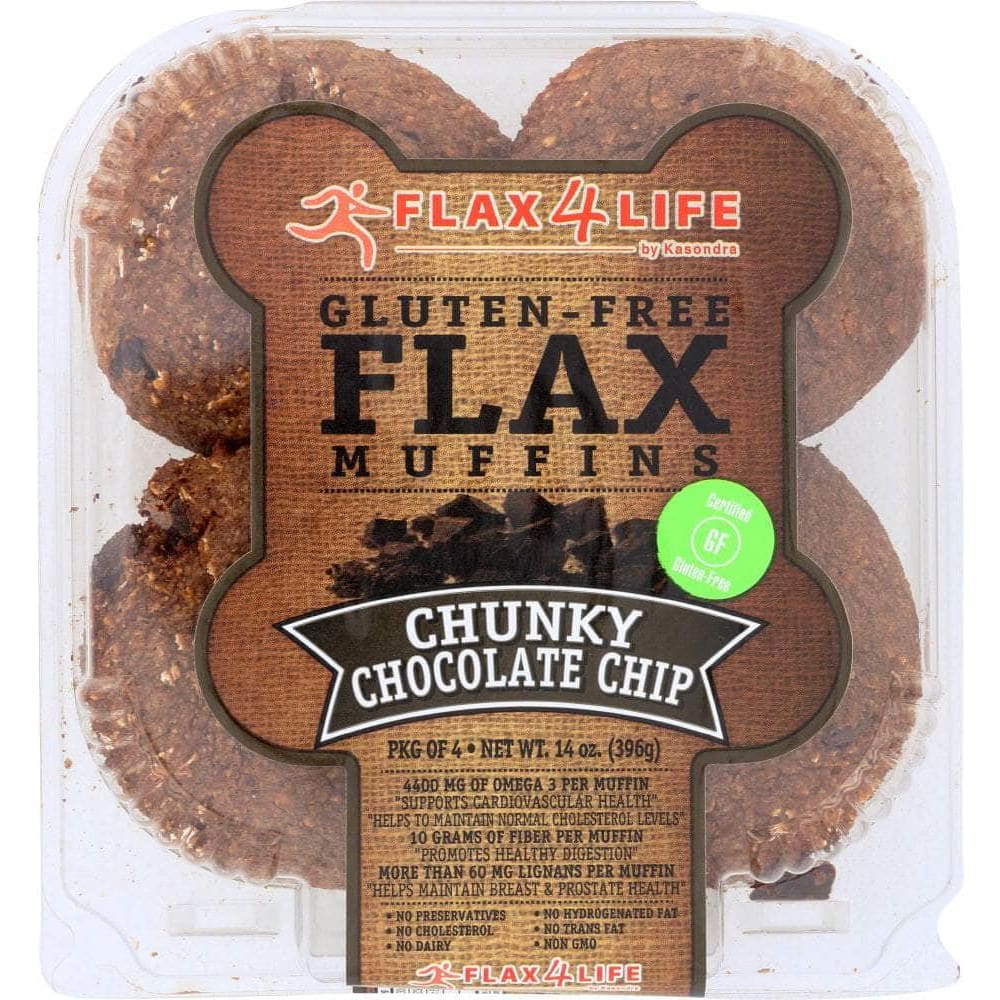 Flax4Life Flax4Life Chunky Chocolate Chip Flax Muffins, 14 oz
