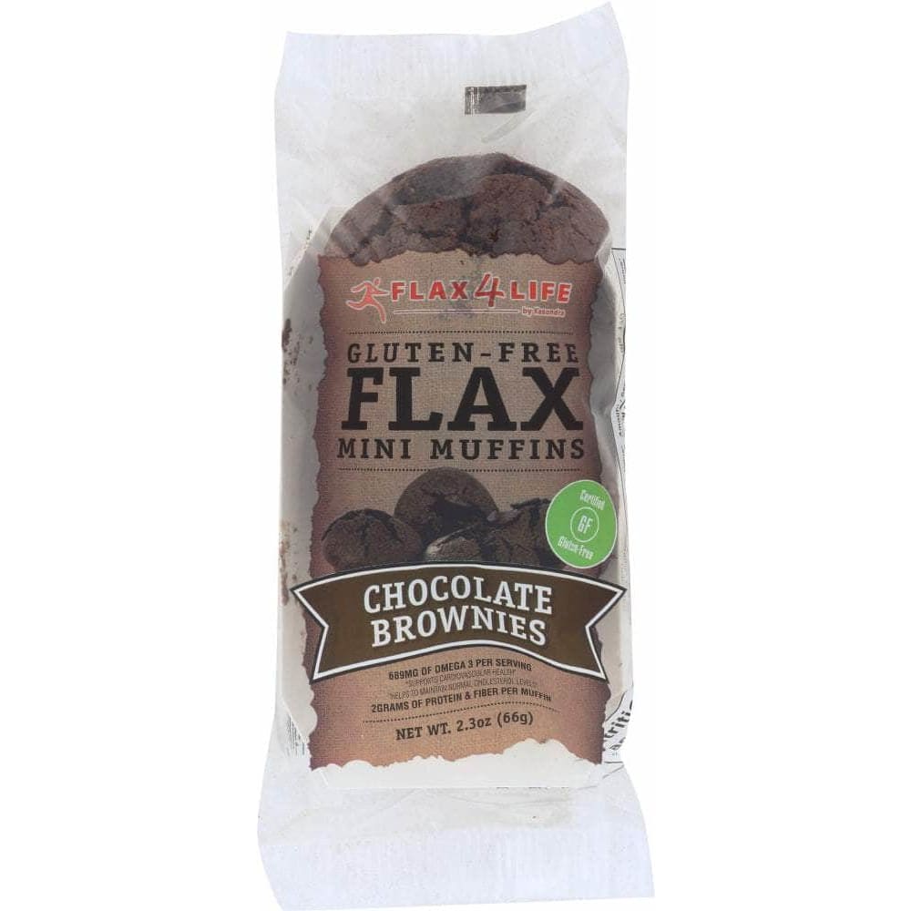 Flax4Life Flax4Life Gluten Free Flax Mini Muffins Chocolate Brownies Single, 2.3 oz