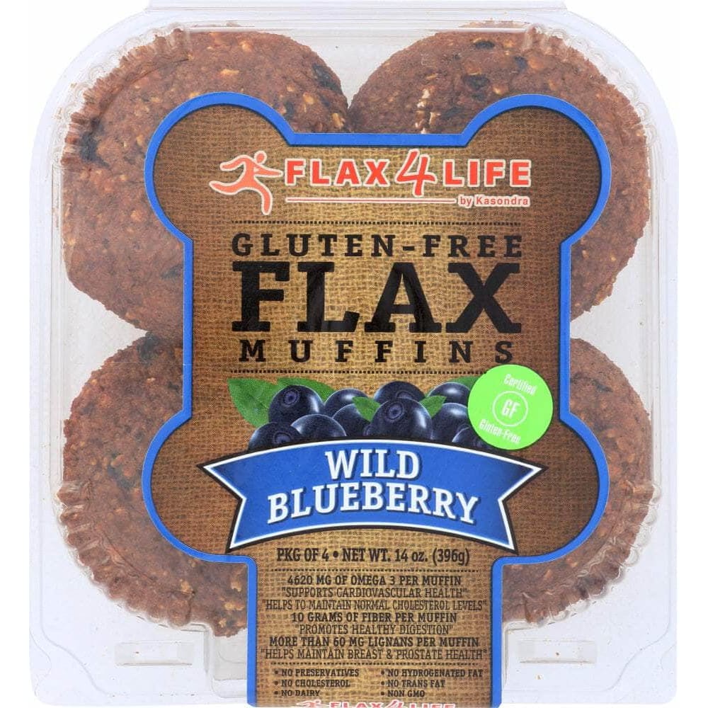 Flax4Life Flax4Life Wild Blueberry Flax Muffins, 14 oz