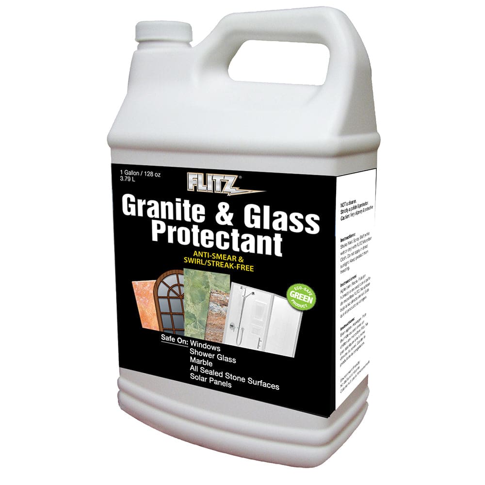 Flitz Granite & Glass Protectant - 1 Gallon (128oz) Refill - Boat Outfitting | Cleaning - Flitz