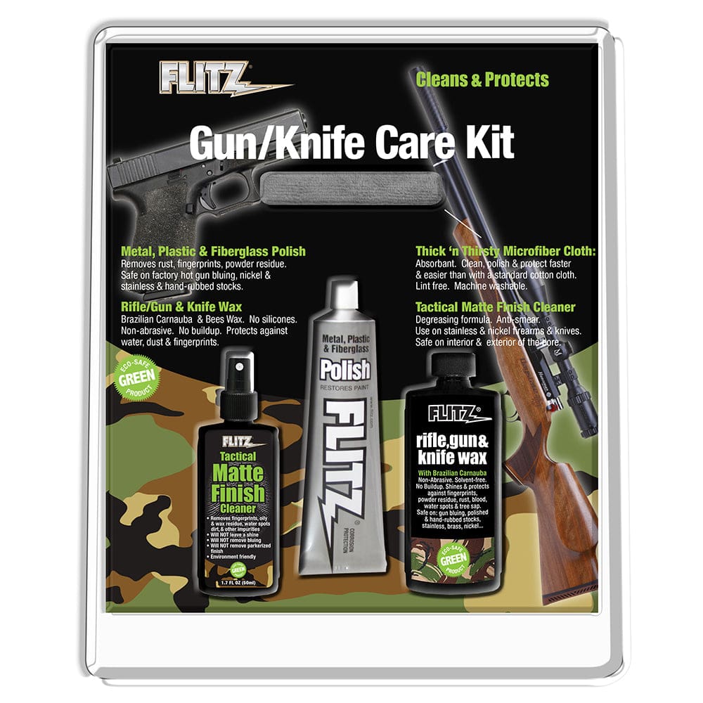 Flitz Knife & Gun Care Kit - Outdoor | Knives,Camping | Knives,Hunting & Fishing | Hunting Accessories,Boat Outfitting | Cleaning - Flitz