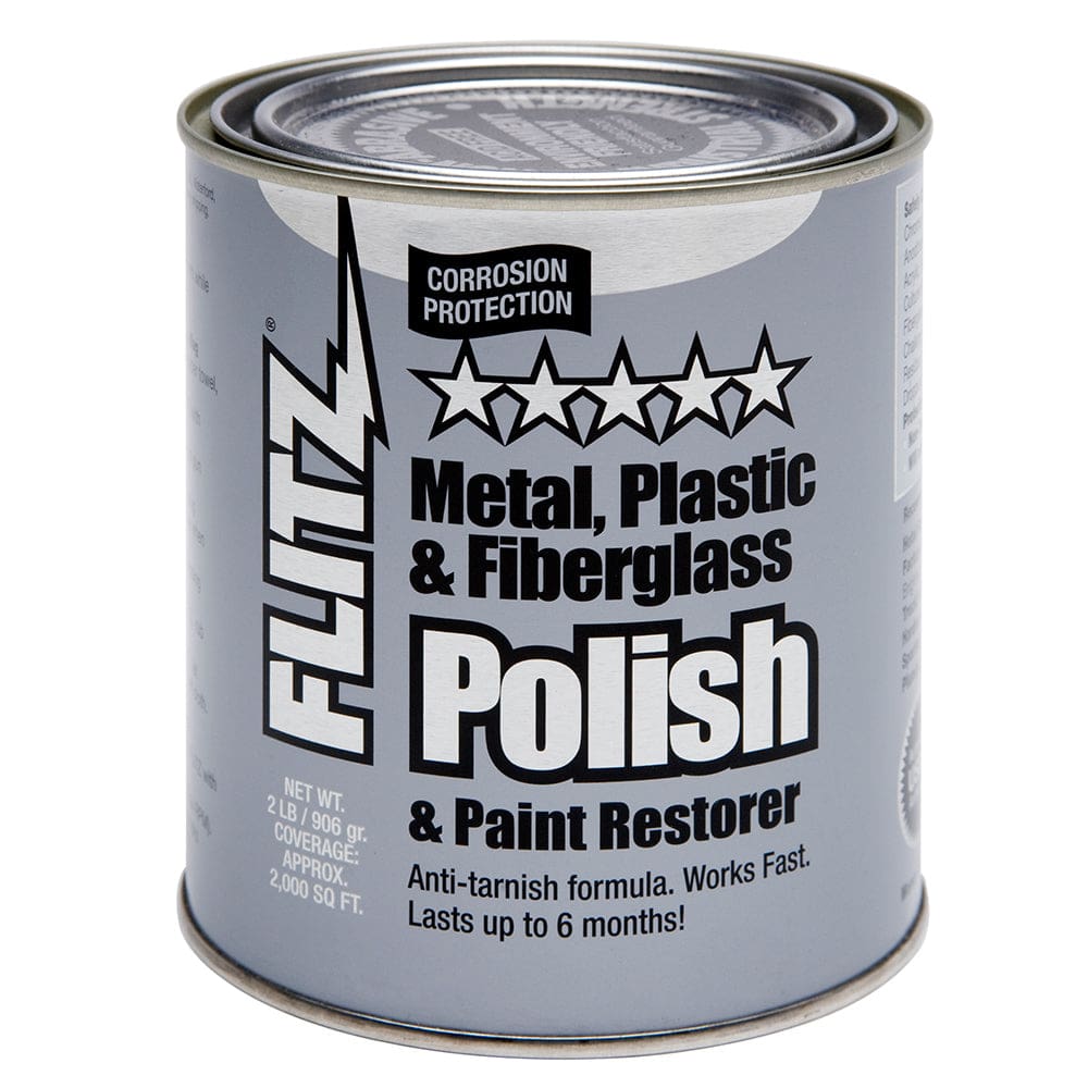 Flitz Polish - Paste - 2.0 lb. Quart Can - Boat Outfitting | Cleaning - Flitz