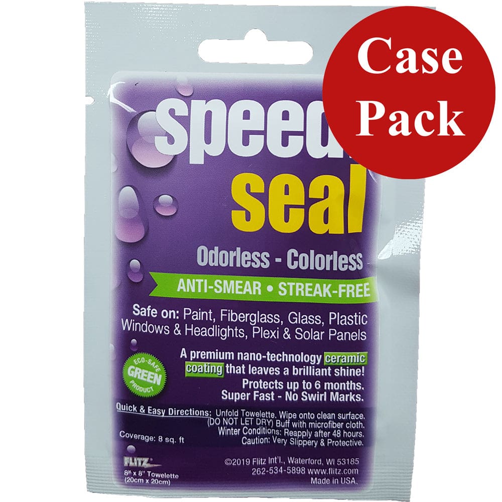 Flitz Speedi Seal 8 x 8 Towelette Packet *Case of 24* - Automotive/RV | Cleaning,Boat Outfitting | Cleaning - Flitz