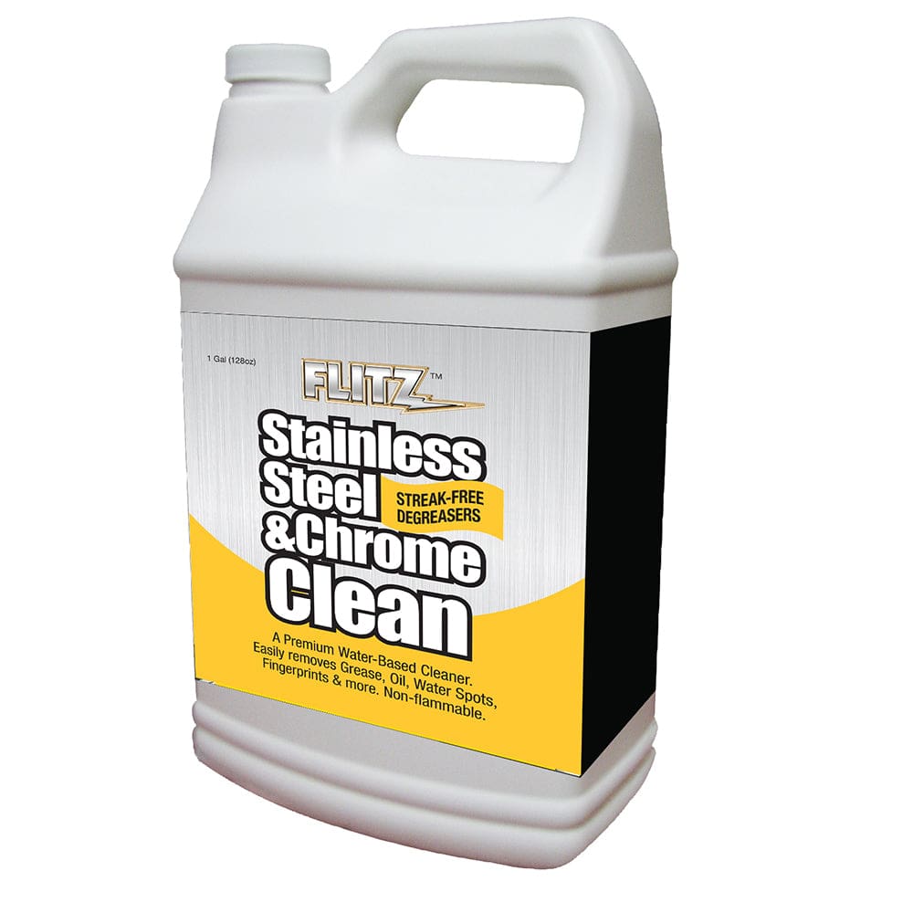 Flitz Stainless Steel & Chrome Cleaner w/ Degreaser - 1 Gallon - Boat Outfitting | Cleaning - Flitz