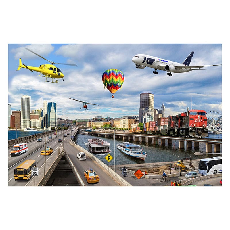 Floor Puzzle Transport Jumbo Photo (Pack of 2) - Floor Puzzles - Mojo Education