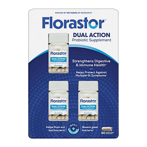 Florastor Daily Probiotic Supplement With Saccharomyces Boulardii CNCM I-745 90 ct. - Home/Home/Emergency Preparedness/Medicines &