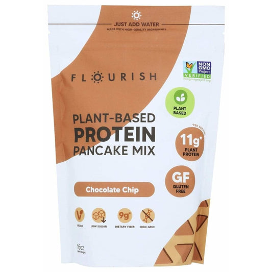 FLOURISH Flourish Mix Pncke Choc Chip Prtn, 16 Oz