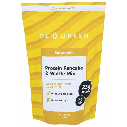 FLOURISH Flourish Protein Pancake And Waffle Mix Buttermilk, 16 Oz
