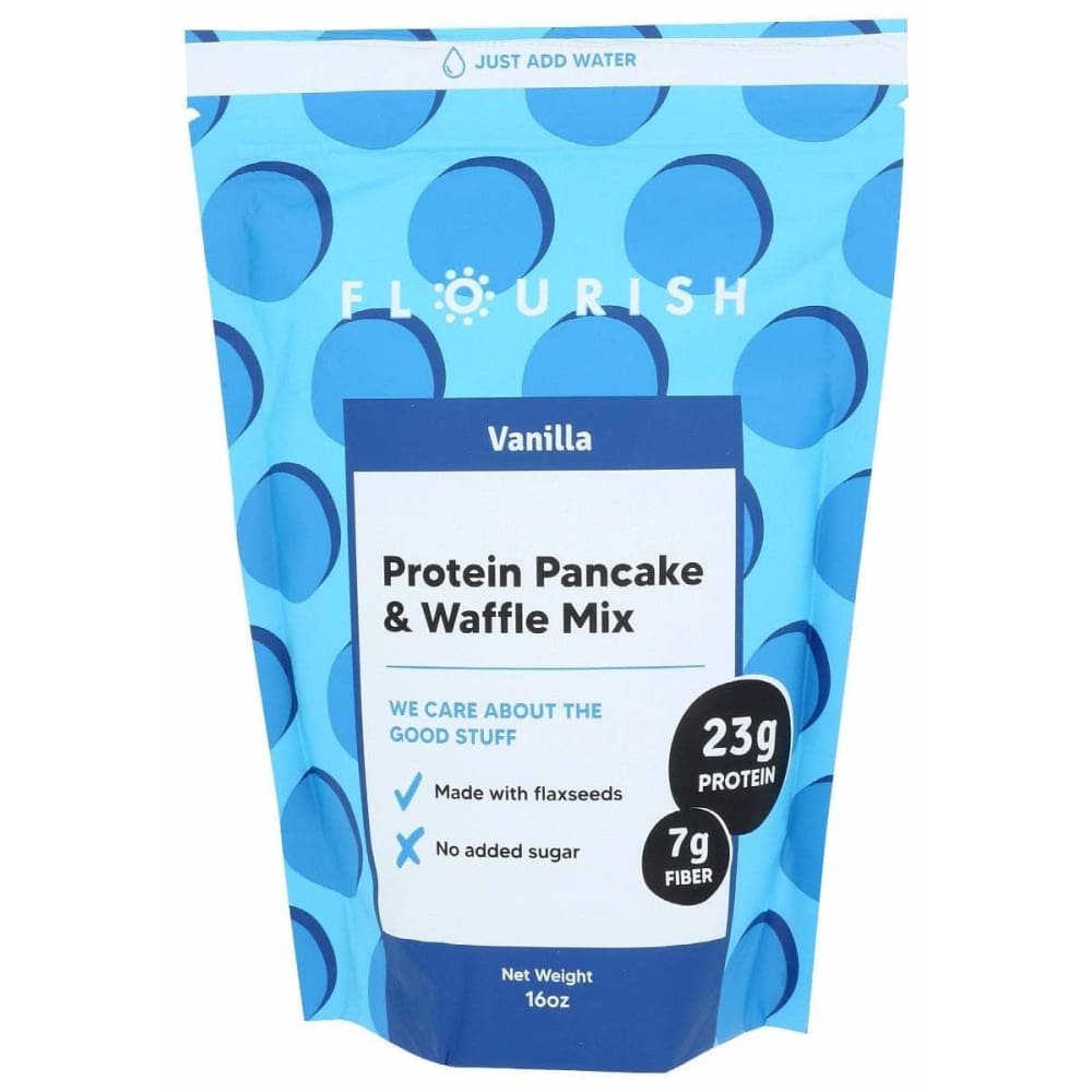 FLOURISH Flourish Protein Pancake And Waffle Mix Vanilla, 16 Oz