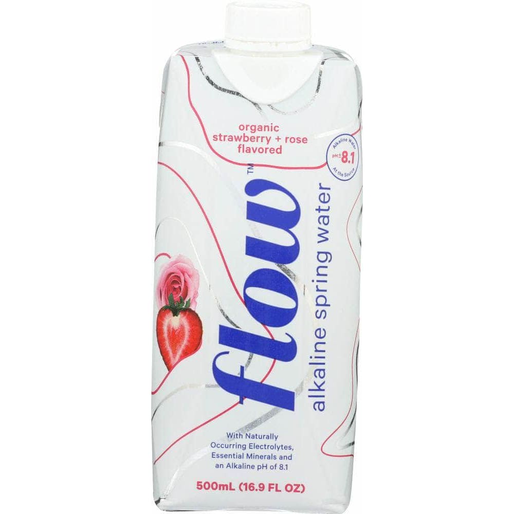 Flow Water Flow Water Water Alkaline Strawberry Rose, 16.9 oz