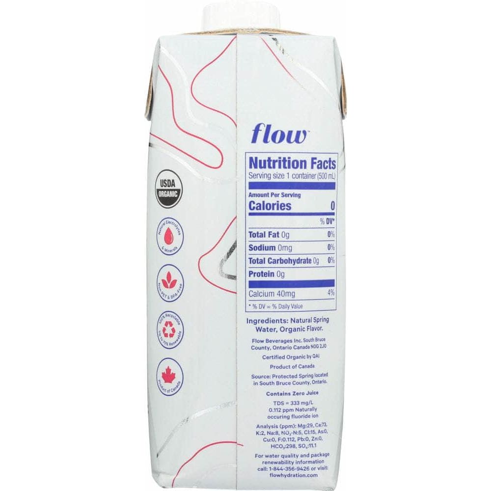 Flow Water Flow Water Water Alkaline Strawberry Rose, 16.9 oz