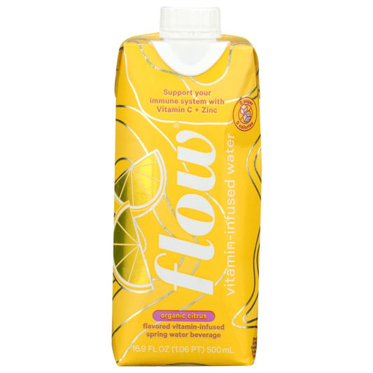 FLOW WATER: Organic Citrus Vitamin Water 16.9 fo (Pack of 6) - Beverages > Water - FLOW WATER