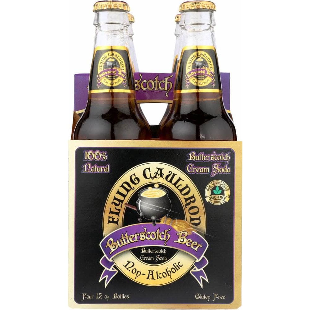 Flying Cauldron Flying Cauldron Butterscotch Beer Cream Soda 4 pack (12 oz each), 48 oz