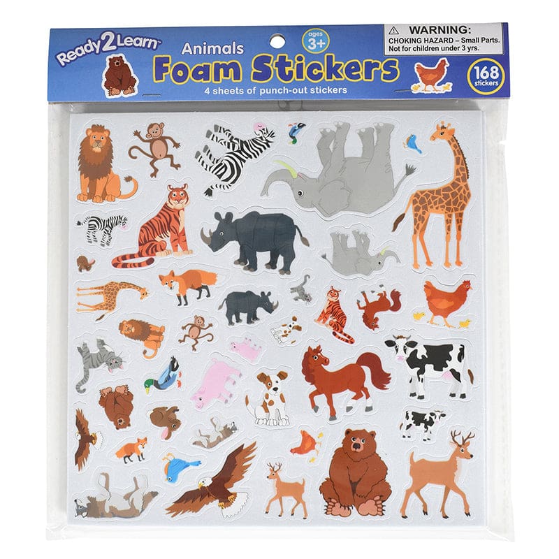 Foam Stickers Animals (Pack of 6) - Stickers - Learning Advantage