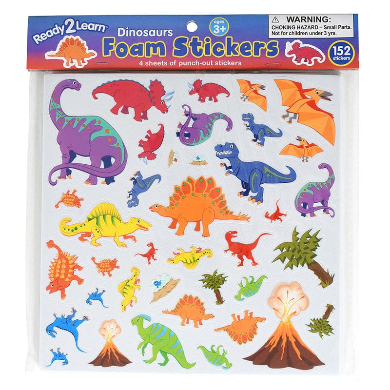 Foam Stickers Dinosaurs (Pack of 6) - Stickers - Learning Advantage