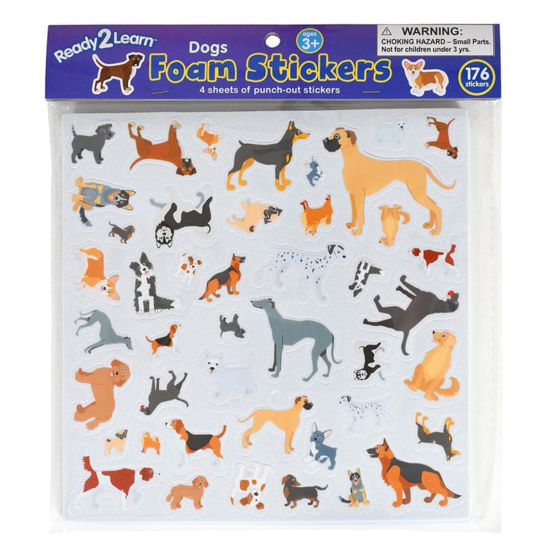 Foam Stickers Dogs (Pack of 6) - Stickers - Learning Advantage
