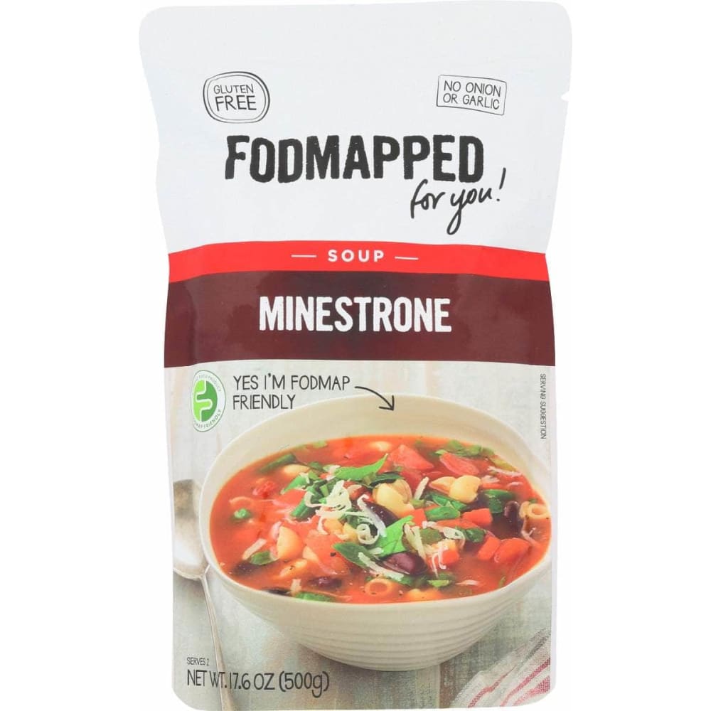 FODMAPPED FOR YOU Grocery > Soups & Stocks FODMAPPED FOR YOU: Minestrone Soup, 17.6 oz