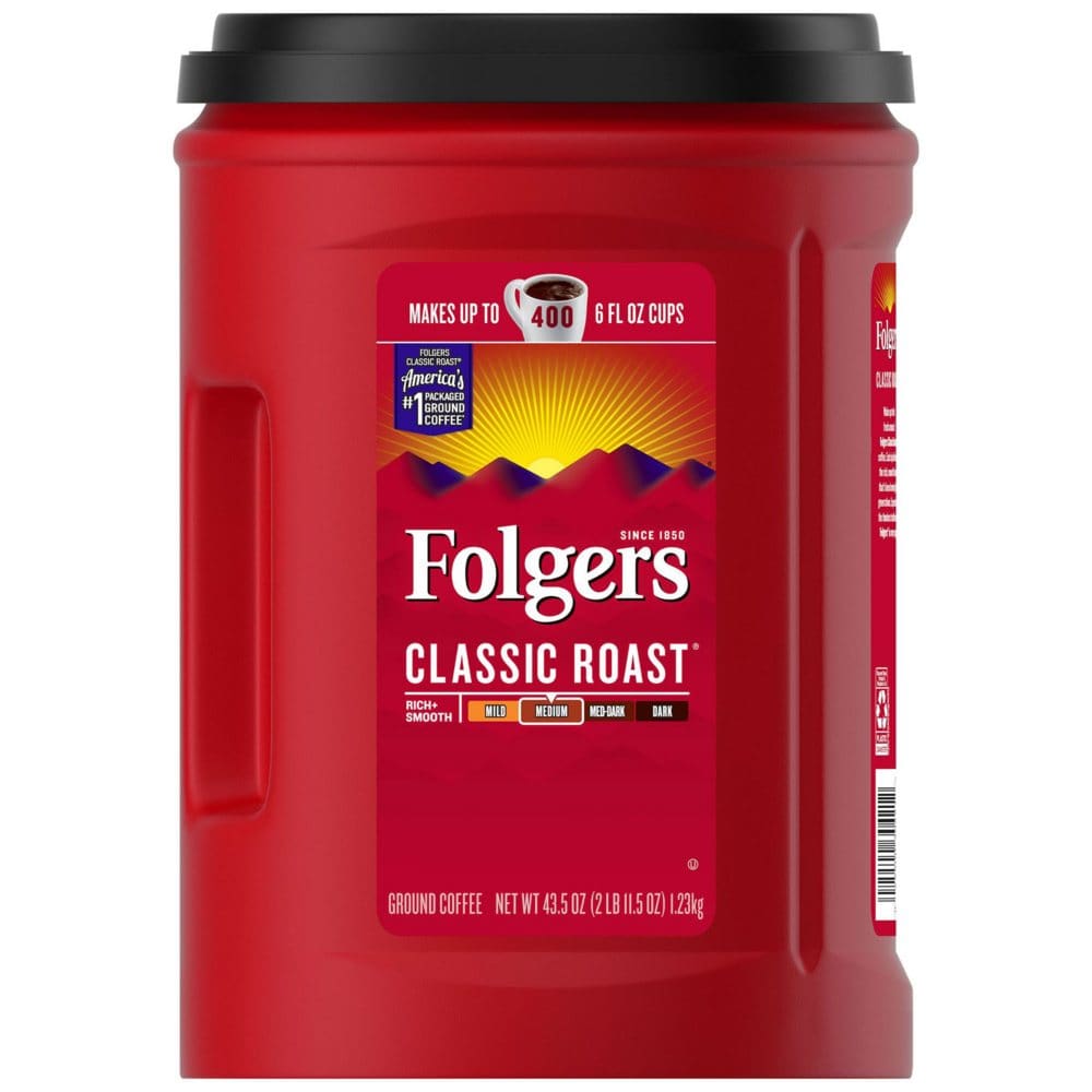 Folgers Classic Roast Ground Coffee (43.5 oz.) - Folgers Coffee - Folgers