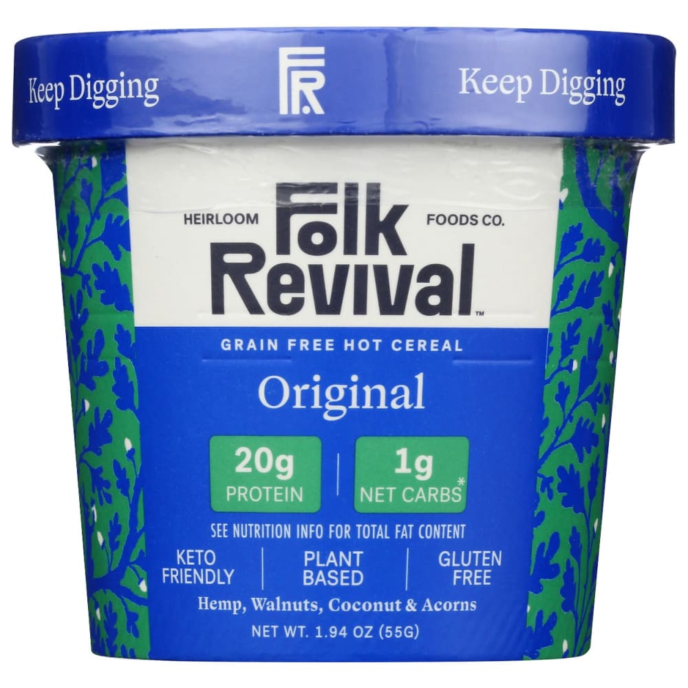 FOLK REVIVAL: Hot Cereal Original 1.94 oz (Pack of 5) - Grocery > Breakfast > Breakfast Foods - FOLK REVIVAL