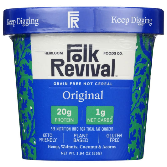 FOLK REVIVAL: Hot Cereal Original 1.94 oz (Pack of 5) - Grocery > Breakfast > Breakfast Foods - FOLK REVIVAL