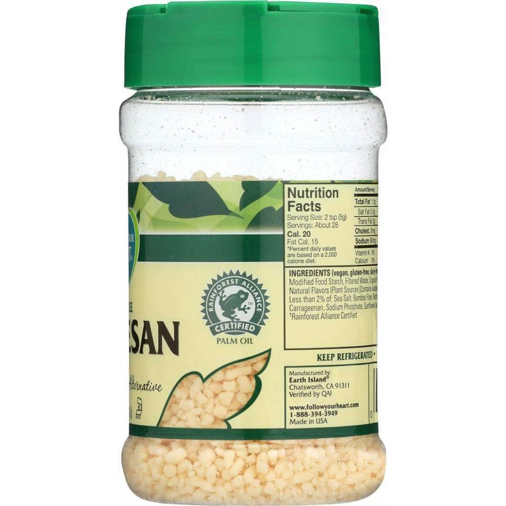 Follow Your Heart Follow Your Heart Parmesan Grated Style, 5 oz