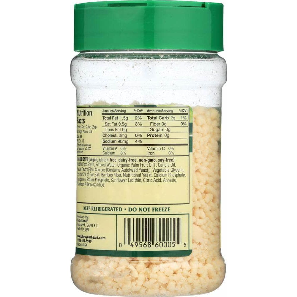 Follow Your Heart Follow Your Heart Parmesan Grated Style, 5 oz