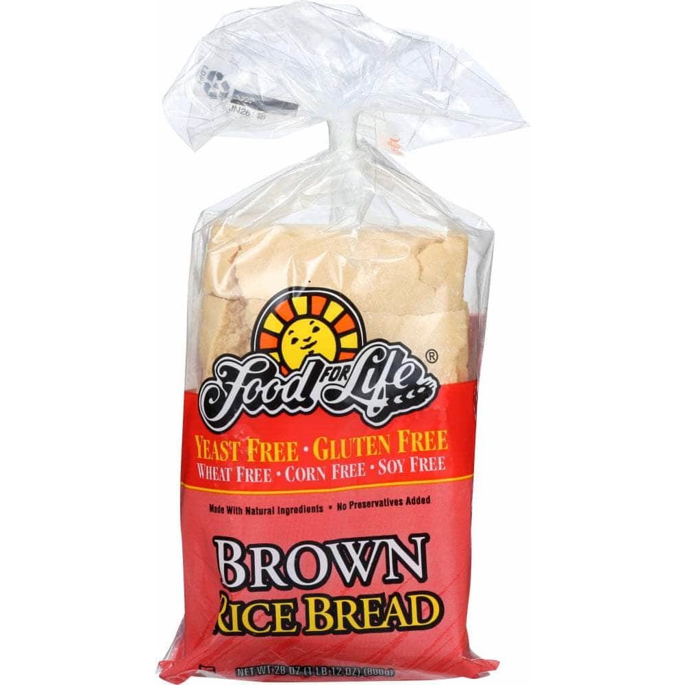 Food For Life Brown Rice Bread, 24 oz (Case of 2) | ShelHealth