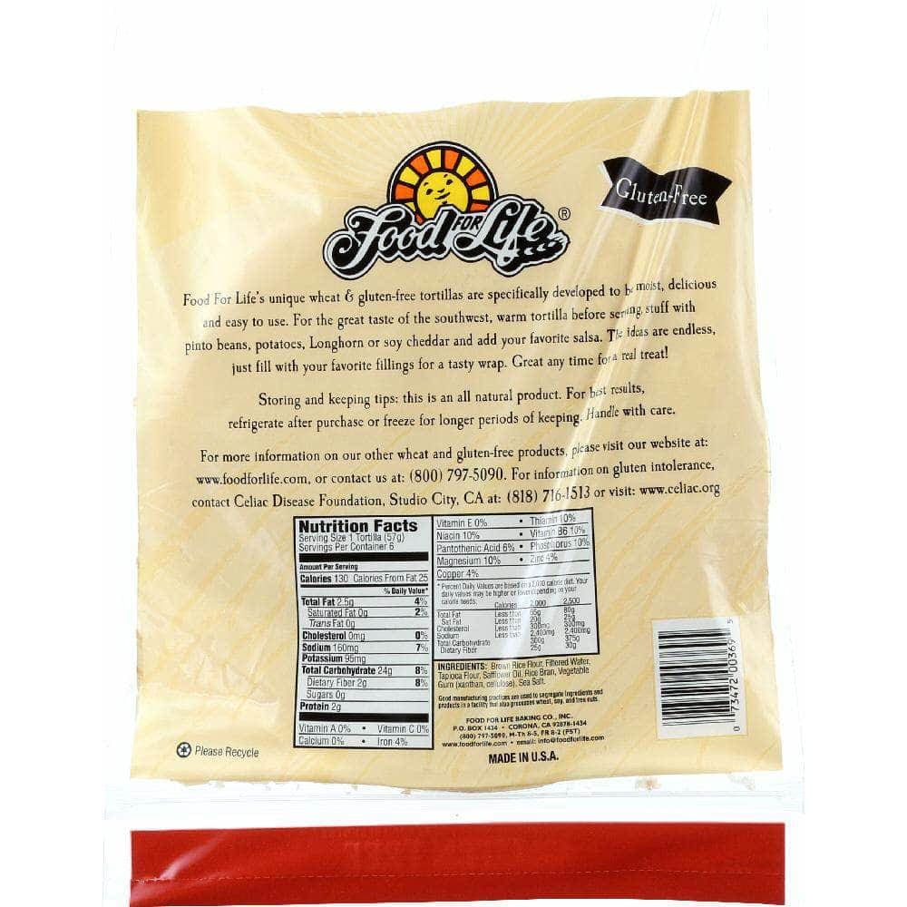Food For Life Food For Life Brown Rice Tortillas, 12 oz