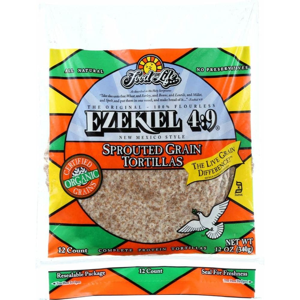 Food For Life Food For Life Ezekiel 4:9 Small Sprouted Grain Tortillas New Mexico Style, 12 oz