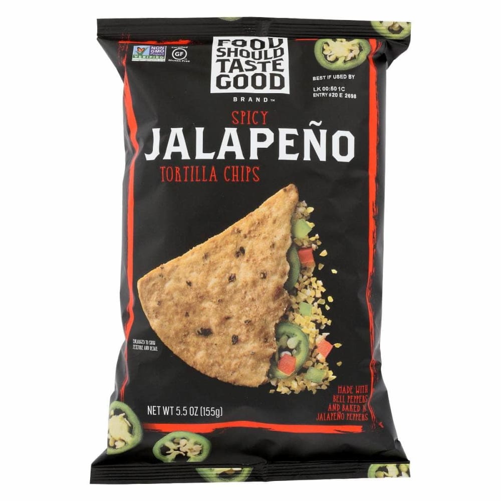 Food Should Taste Good Food Should Taste Good All Natural Tortilla Chips Jalapeno, 5.5 oz