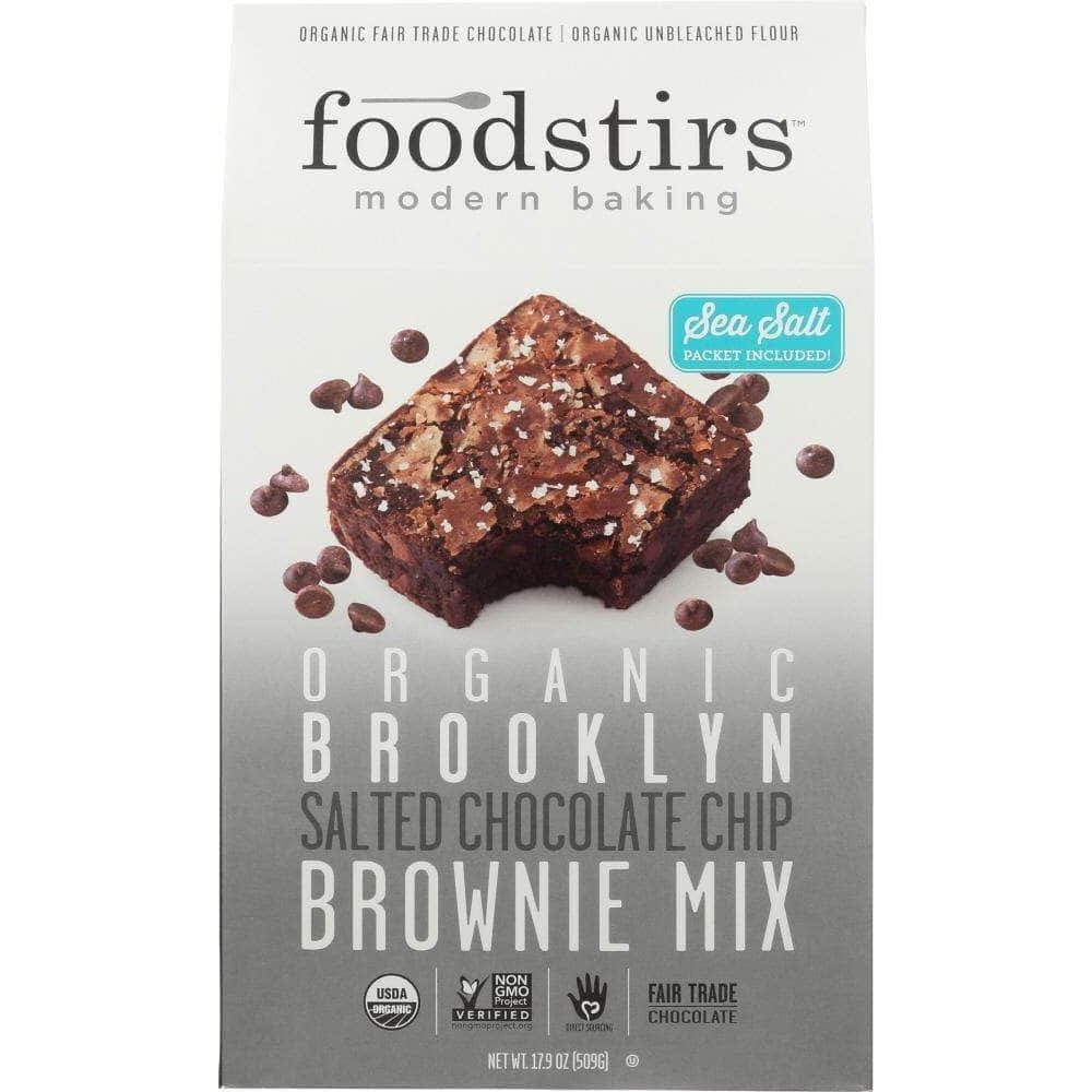 Foodstirs Foodstirs Organic Brooklyn Salted Chocolate Chip Brownie Mix, 17.9 oz