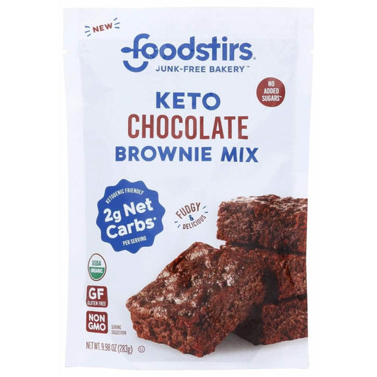 FOODSTIRS FOODSTIRS Organic Keto Chocolate Brownie Mix, 9.98 oz