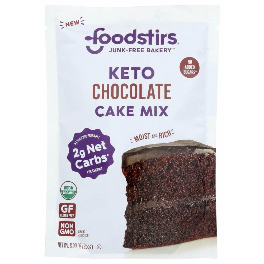 FOODSTIRS FOODSTIRS Organic Keto Chocolate Cake Mix, 8.99 oz