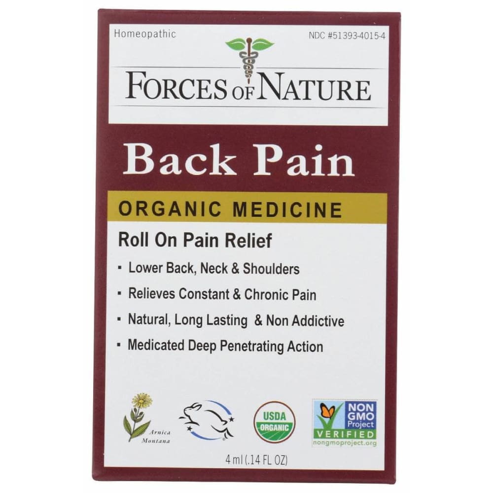 FORCES OF NATURE FORCES OF NATURE Back Pain, 4 ml