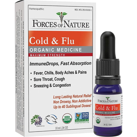 FORCES OF NATURE: Kids Cold Flu 10 ml (Pack of 3) - Health > Natural Remedies - FORCES OF NATURE