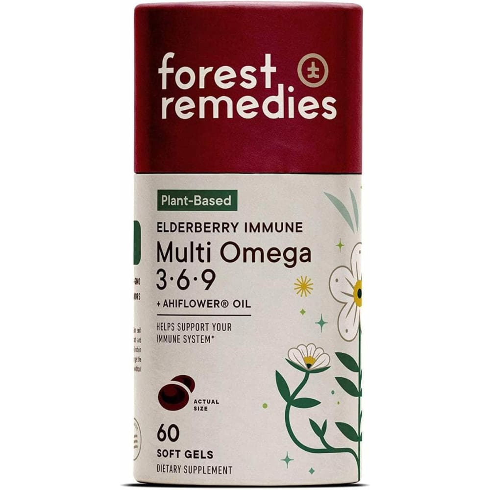 FOREST REMEDIES FOREST REMEDIES Elderberry Immune Multi Omega 369, 60 sg