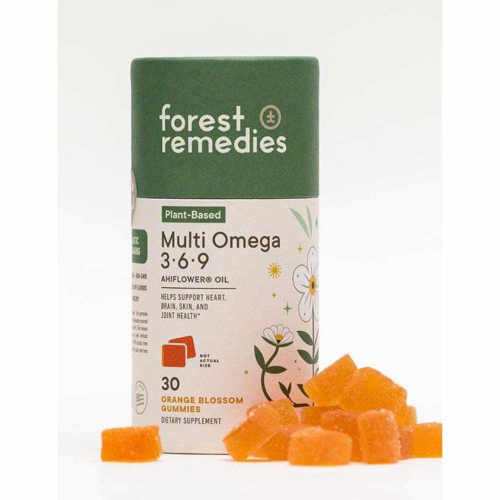 FOREST REMEDIES FOREST REMEDIES Omega 369 Orange Blossom Gummies, 30 ea