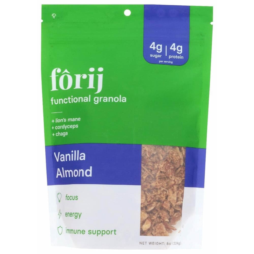 FORIJ Forij Granola Vanilla Almond, 8 Oz