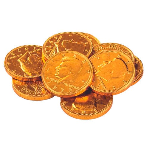 Fort Knox Fort Knox Gold Coin Half Dollar 20.8lb - Candy/Chocolate Coated - Fort Knox