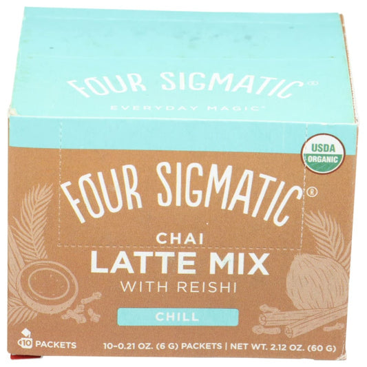 FOUR SIGMATIC: CHAI LATTE MUSHROOM MIX (2.120 OZ) - Grocery > Beverages > Coffee Tea & Hot Cocoa - FOUR SIGMATIC