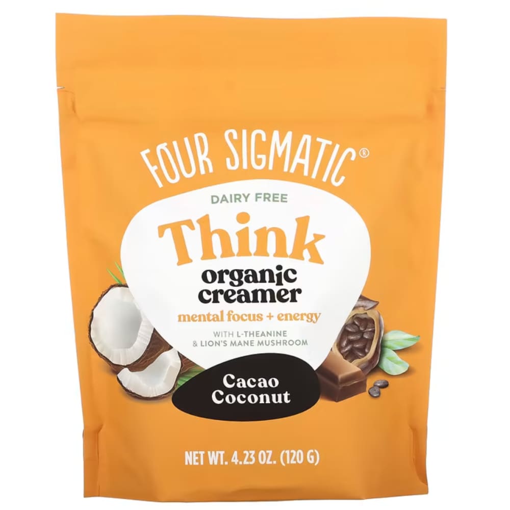 FOUR SIGMATIC: Creamer Cocont Cacao Org 4.23 oz (Pack of 2) - Grocery > Beverages > Coffee Tea & Hot Cocoa - FOUR SIGMATIC